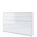 Sienas gulta 120 BED CONCEPT BC-05, balts